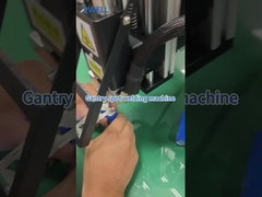 Soldador manual do ponto da máquina de soldadura do elétrodo do bloco da bateria do pórtico 18650 de 21700 células