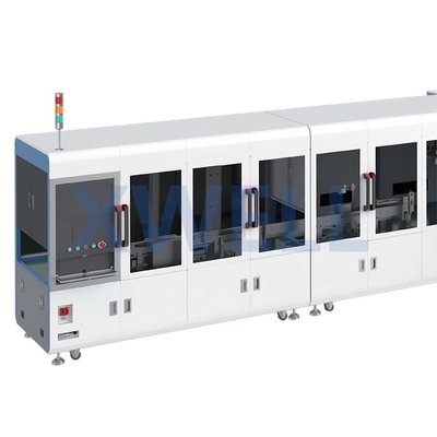 Linha de produção cilíndrica totalmente automático do bloco da bateria para 18650 21700 32650 de 4680 células