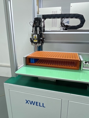 Máquina de soldadura de alumínio elétrica do ponto automática para o bloco cilíndrico da bateria