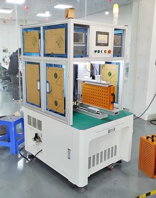 Máquina de soldadura automática do ponto do CNC para 18650/26650/32650 de bloco cilíndrico da bateria