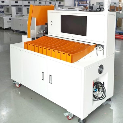 Máquina de teste de bateria de 11 canais de alta eficiência para montagem de células cilíndricas