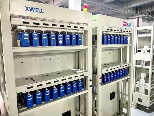 Máquina de ensaio de classificação de 5V 100A 64 canais Tester de pilhas de células prismáticas