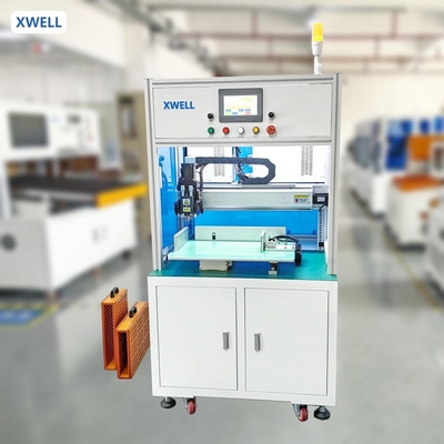 Máquina de soldagem automática de cabeça rotativa unilateral com controlo numérico para 18650/21700