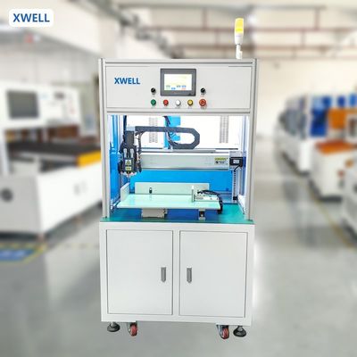 Máquina de Solda por Ponto para Bateria Cilíndrica de um Lado com Cabeça de Soldagem Rotativa