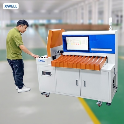 11 canais 18650 21700 32650 Máquina automática de classificação de células de bateria cilíndricas
