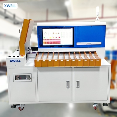 Máquina automática de triagem de baterias 11 canais para 18650