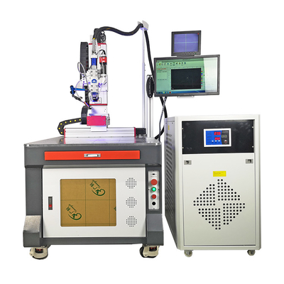 Máquina de soldadura prismático do laser da bateria, máquina de soldadura de 3 linhas centrais