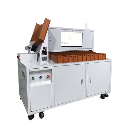 Lítio Ion Battery Cell Sorting Machine 80PPM para o conjunto de pilha cilíndrico