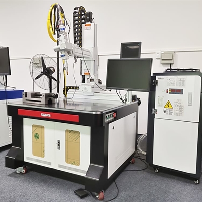 máquina de soldadura do laser da bateria 2000w, equipamento cilíndrico do conjunto de pilha do malote