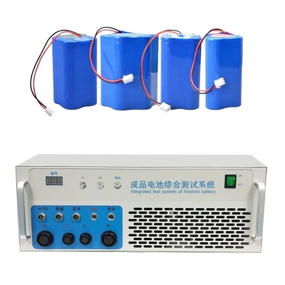 máquina detalhada do teste do verificador do bloco da bateria do íon 18650 do lítio de 100V 200A para testes da bateria Finished