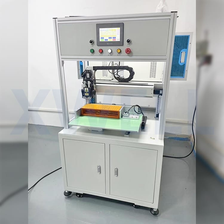 Máquina de soldadura automática do ponto do motor elétrico para o bloco 18650 da bateria 26650 32650