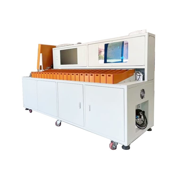 A máquina de classificação cilíndrica automática da bateria integrou a coleta com PLC e PC
