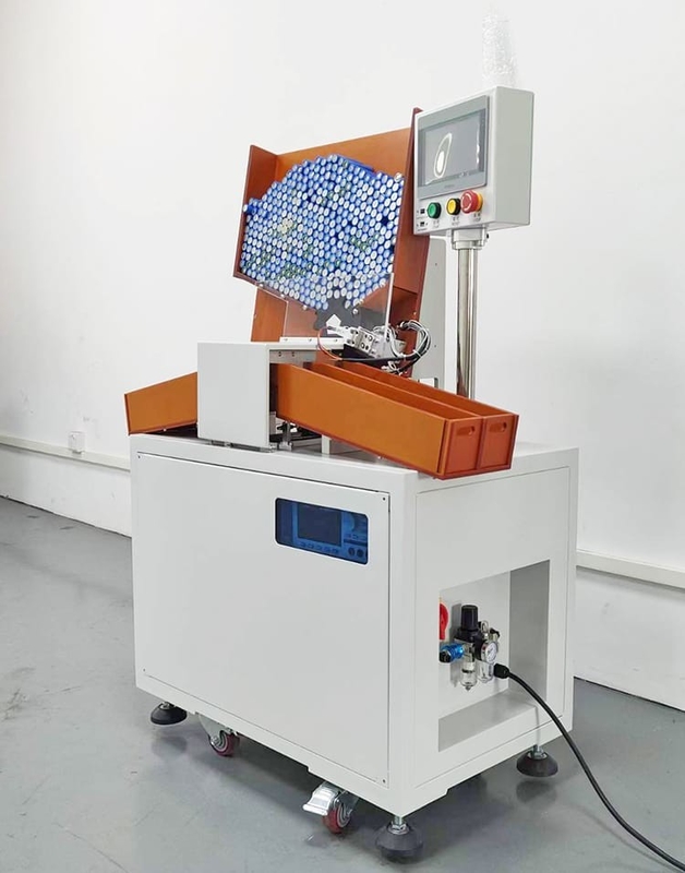 Canal da máquina de classificação automática 5 da pilha de bateria do lítio para 18650/de 21700 células