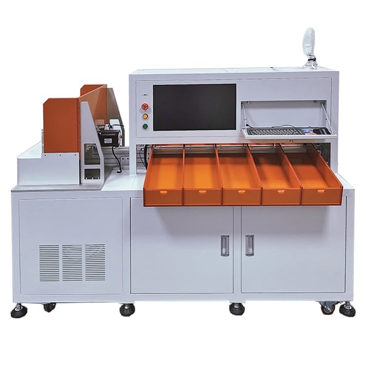 Linha de produção 32130 33130 cilíndricos automáticos do bloco da bateria classificador de 33140 baterias