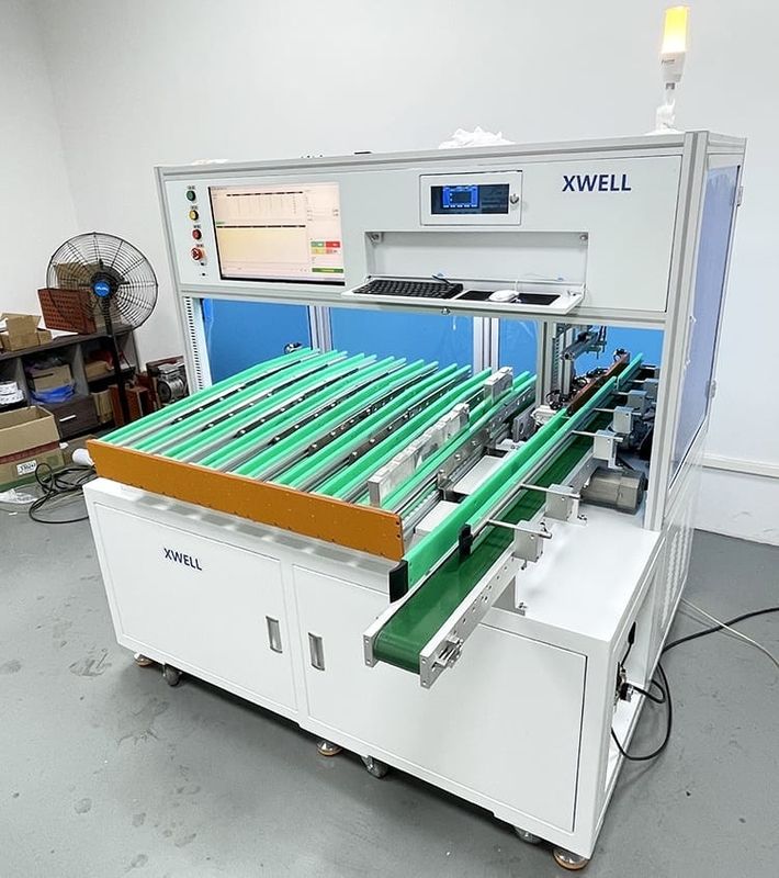 Máquina de classificação da pilha de bateria do tamanho médio com computador BT3562