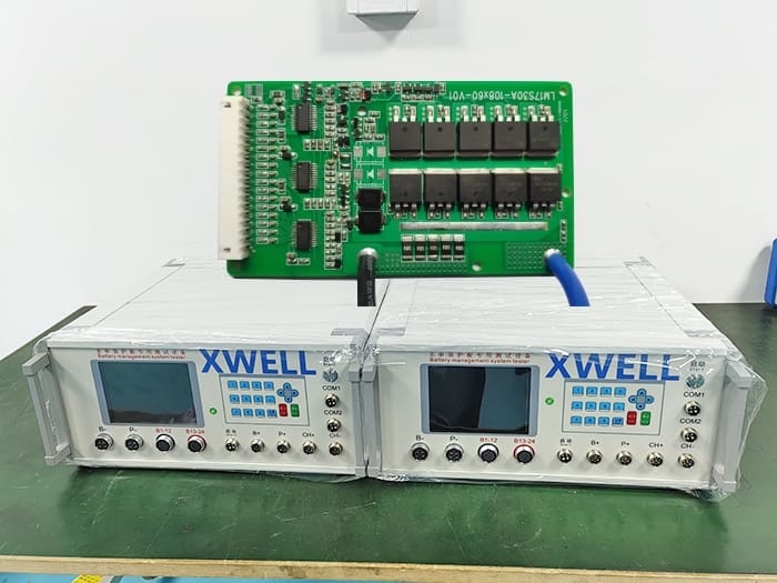 máquina de testes do cartão do PWB da bateria BMS System Electric Vehicle de 1-24S BMS Tester Lifepo 4 para o bloco da bateria
