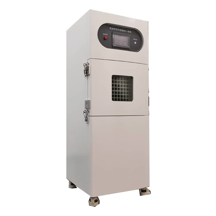 Máquina de teste de bateria de 20kN Bateria de lítio Extrusão Agulha Punch Servo Motor Drive