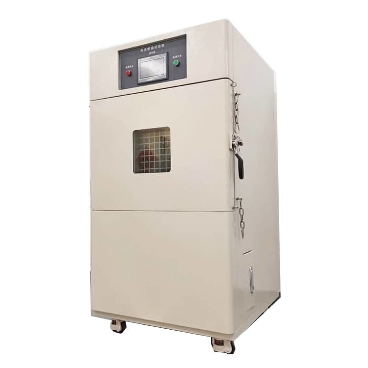 SUS 304 Equipamento de ensaio de segurança de laboratório de baterias Máquina de ensaio de combustão da bateria