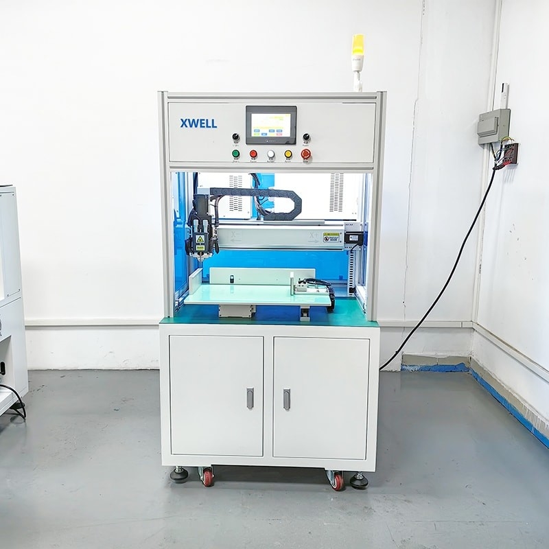 Máquina de solda de ponto único de lado CNC de cabeça elétrica Controle numérico para 18650 Bateria