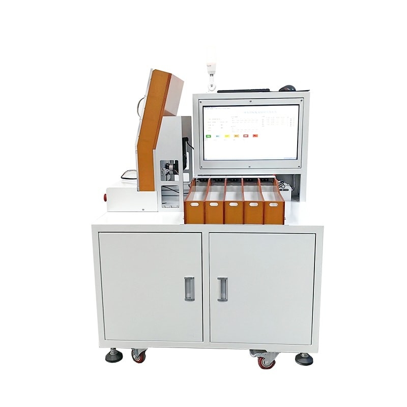 Máquina portátil de triagem de células de bateria Selector automático de triagem de células de energia cilíndricas de 5 canais