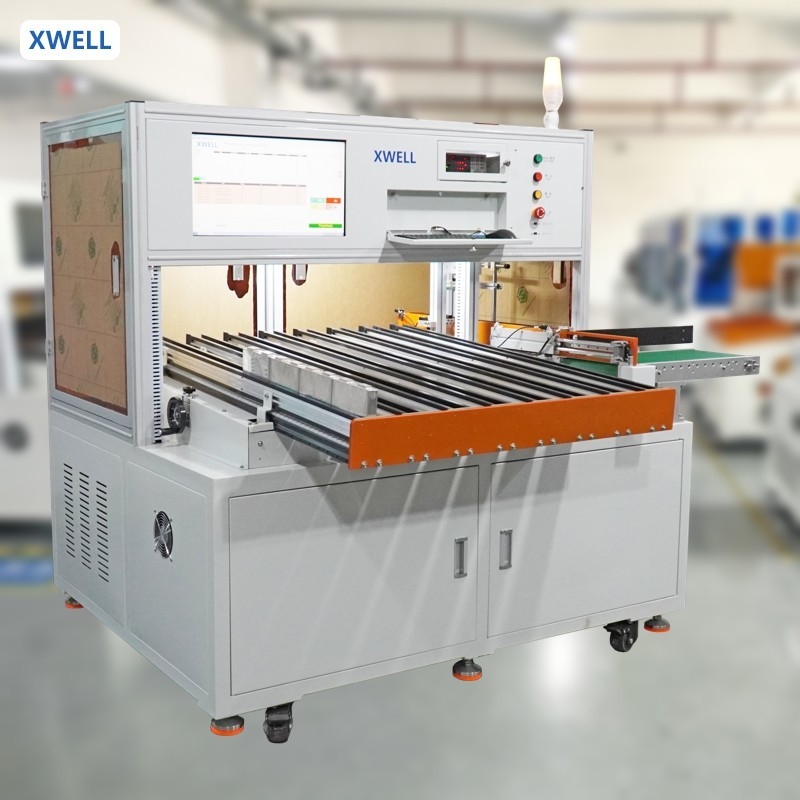 Sistema avançado de triagem de células de bateria maximizando o desempenho da fabricação de baterias de íons de lítio para 18650 e 21700 células