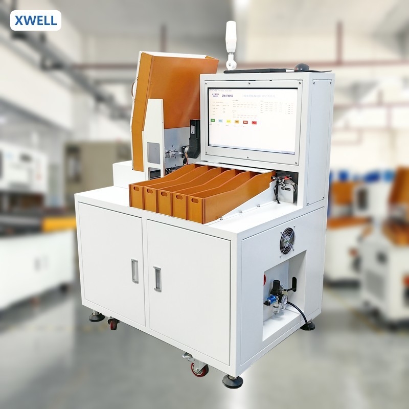 Máquina automática de triagem de células cilíndricas de 5 canais para fabricação de baterias de lítio