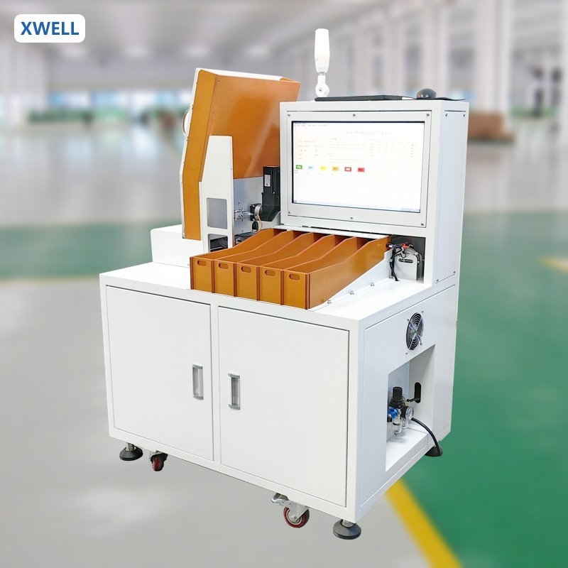 Equipamento de máquina de triagem de bateria de lítio cilíndrica para 18650 21700 Célula de bateria automática