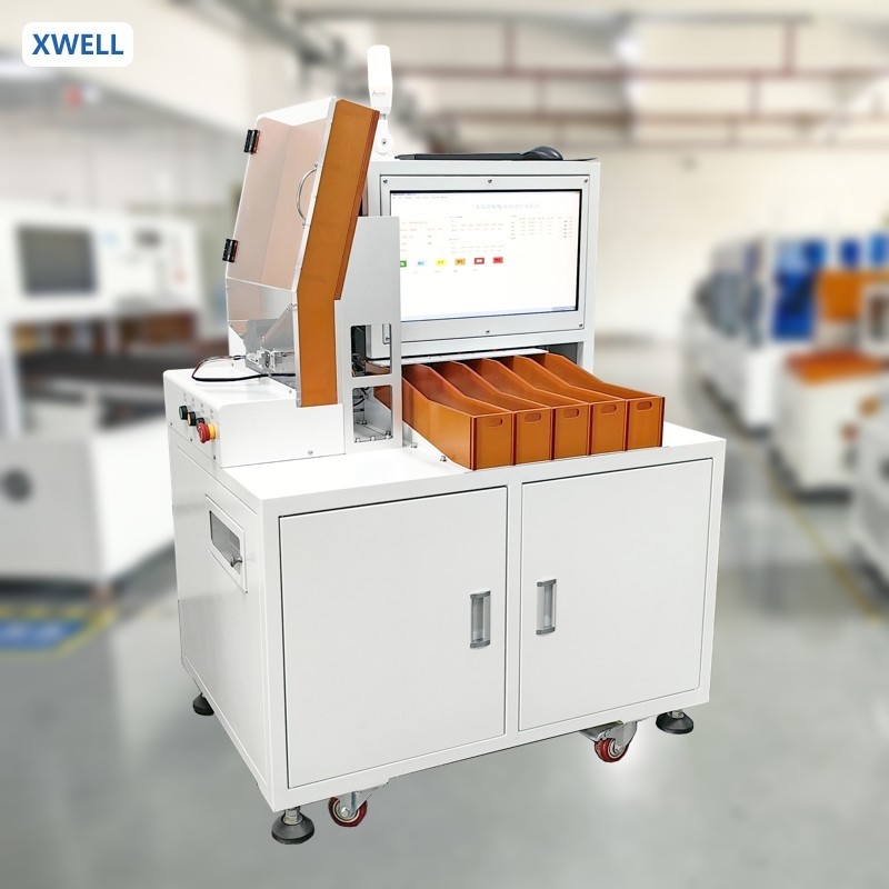 Célula de bateria de lítio 18650 26650 Teste automático de triagem de bateria de 5 canais para bateria cilíndrica