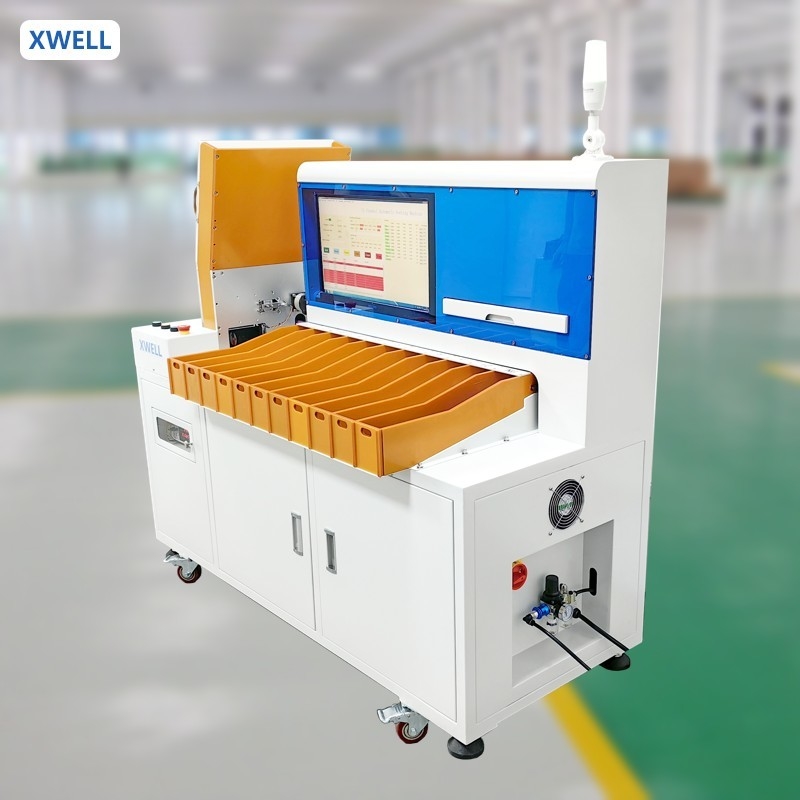 Máquina de triagem de baterias de 11 canais com software de computador para 18650 21700 célula