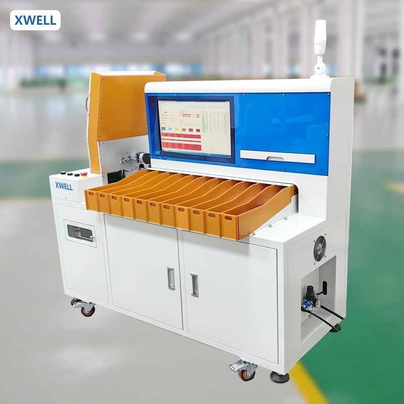 Máquina de triagem de baterias automática 11 canais IR Voltage Cell Sorter For Cylindrical Battery Pack18650 21700