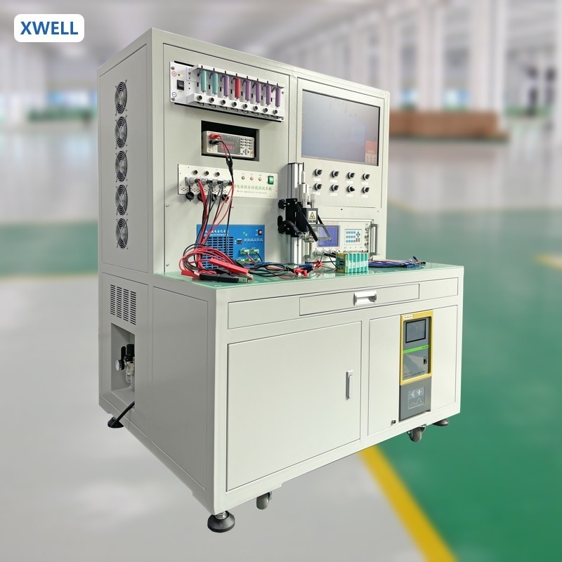 Máquina de triagem de células de bateria de laboratório 10 canais para 26650 e 32650 células