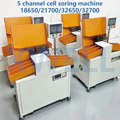 Bom preço Bateria de lítio que classifica a máquina de classificação automática de 18650 baterias do canal do equipamento 5 on-line