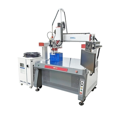 Máquina de Soldadura a Laser de Bateria de Lítio Gantry 2000W 4 eixos