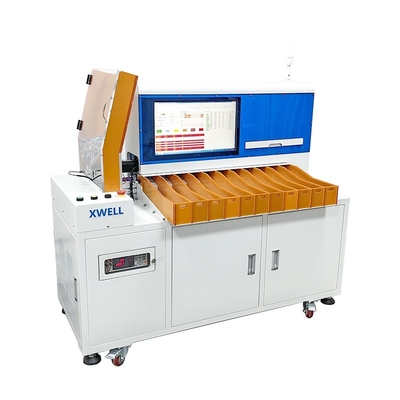 Máquina de triagem de células de bateria de 11 canais para teste de tensão e resistência de 18650 26650 21700