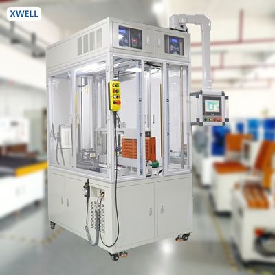Bom preço XWELL XW-ACDW Máquina de solda a ponto de dupla face totalmente automática para produção de células cilíndricas on-line