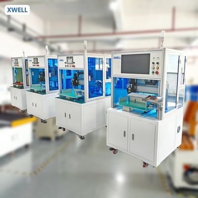 Bom preço XW-ADW Máquina automática de soldagem de pontos de bateria de lado duplo 10000A Refrigeração por água para pacotes de baterias EV on-line
