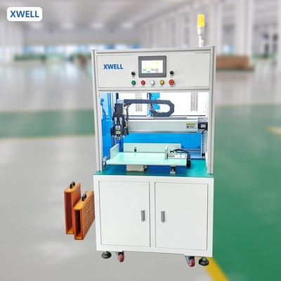 Máquina de soldagem automática de cabeça rotativa unilateral com controlo numérico para 18650/21700
