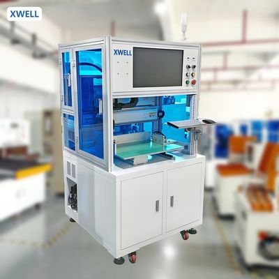 Bom preço XW-ADW automática dupla face bateria máquina de solda a ponto 8000a cabeça de soldagem rotativa ponto inclinado controle de pc on-line