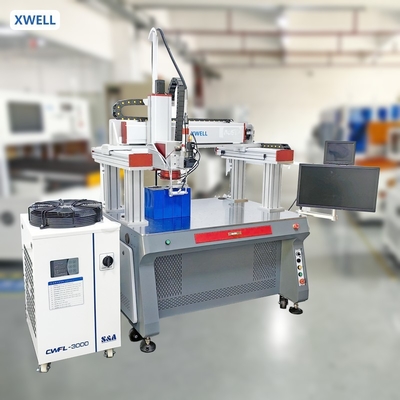 Máquina de soldadura a laser com bateria de lítio prismática