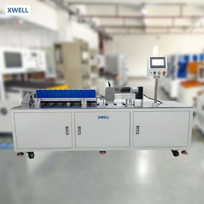 Bom preço Máquina de compressão de módulo de bateria prismática XW-PC12 500kg Pressão 1200mm Traço Servo Controle PLC on-line