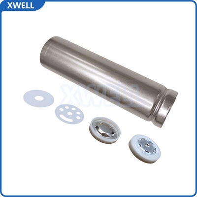 Pre-Sloted 21700 Pre-Nickel Coated Steel Battery Shell With Safety Explosion Insulation Gaskets Proof Cap Insulation Pads (Barrafa de bateria de aço revestida com níquel)