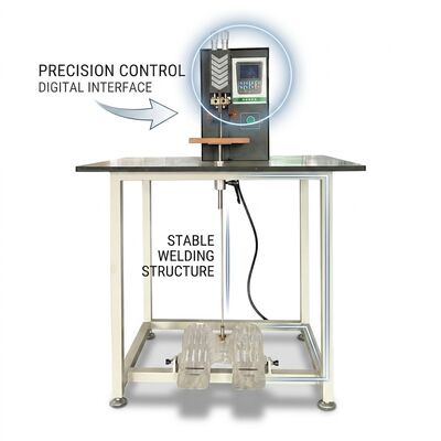 Bom preço Máquina de Solda a Bateria Pneumática MD-MND5000 5000A Inversora de Solda a Ponto com Mesa Grande online