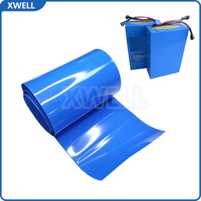 Bom preço Rolo de revestimento de PVC azul 150 mm Largura 200 m 120 ° C para proteção de isolamento externo da bateria de lítio on-line